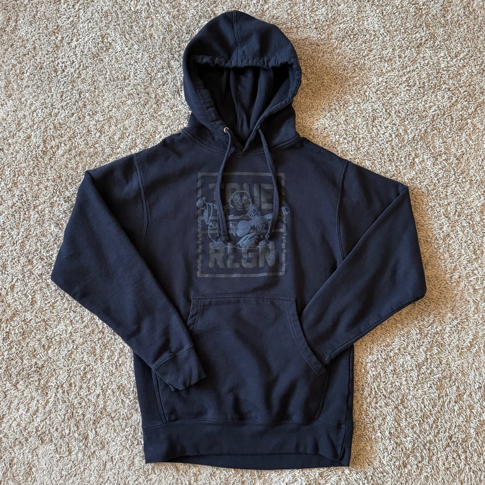 True Religion Buddha Hoodie Mens Small Dark Blue - Picture 4 of 8